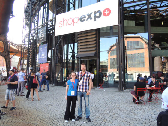 Na Shopexpo jsem poznala nejen nové tváře, ale také potkala již známé tváře. V tomto případě se jedná o Tomáše Horkého z e-shopu www.hsport.cz. 